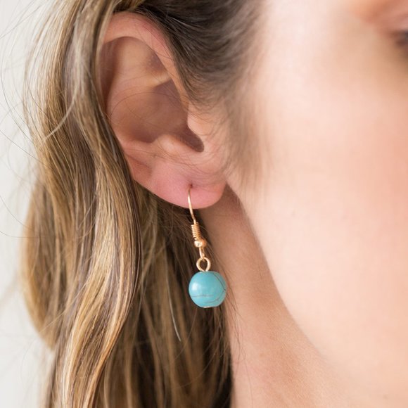 Stone Magnificence Blue Necklace Set - Picture 2 of 3